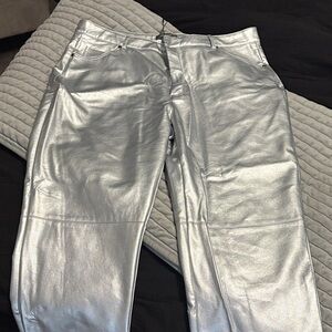 Primark Silver Boot Cut Pants